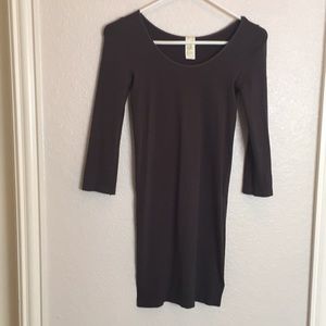 Charcoal BodyCon Dress